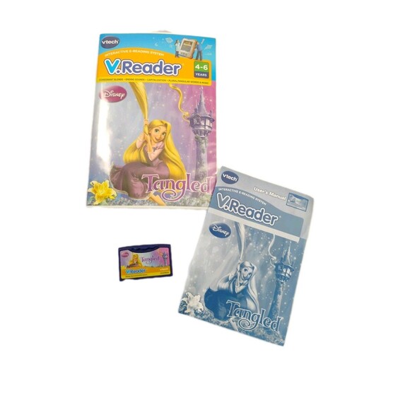 Vtech V.Reader Interactive E-Reading System Disney Tangled Ages 4-6 Years - Picture 1 of 15